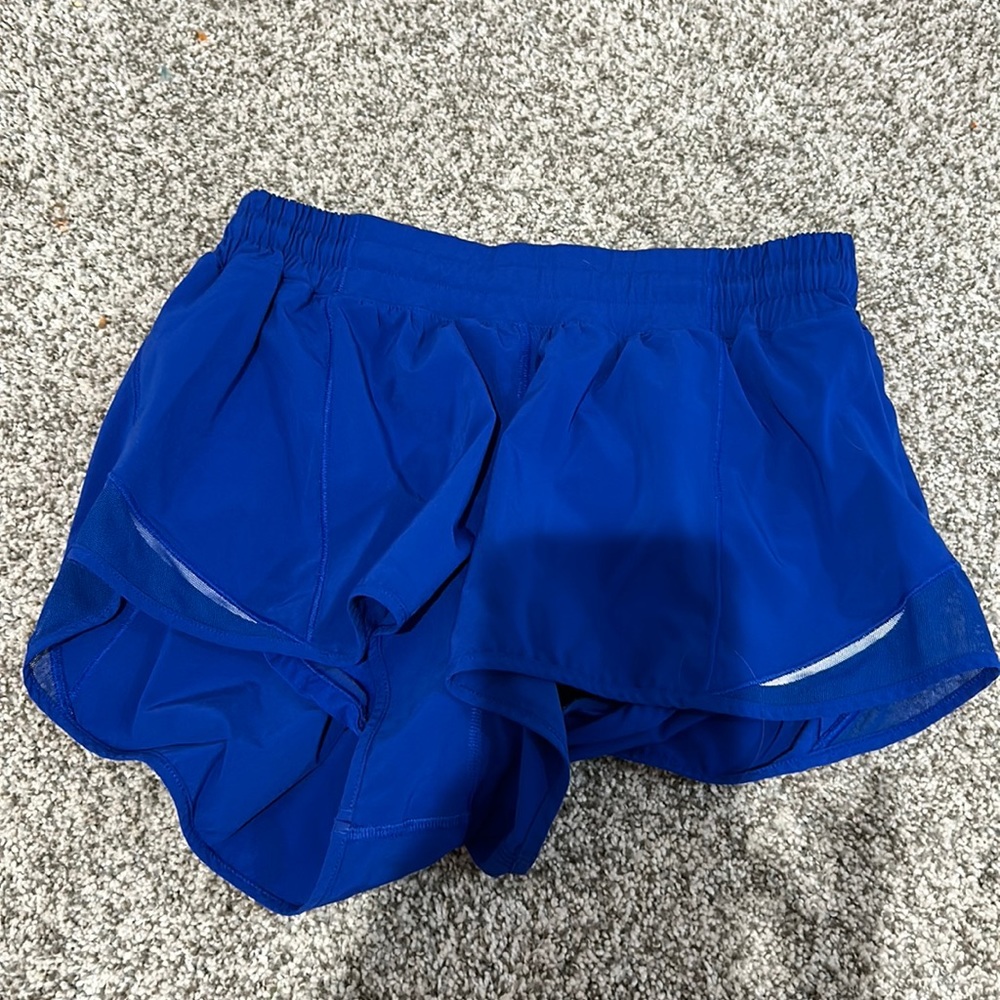 Royal blue lululemon hotty hot short